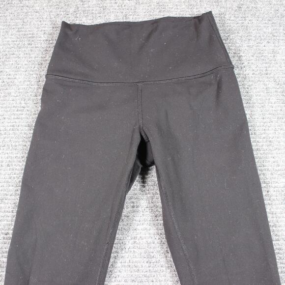Lululemon Leggings Womens 4 Black High Rise 7/8 Ankle - Picture 3 of 8